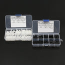 Suleve M3NH11 M3 Nylon Screw Black White Hex Screw Nut PCB Standoff Assortment Kit 180Pcs