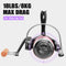 ZANLURE 12BB Spinning Fishing Reel 12BB Metal Spool Folding Arm Left Right 5.2:1