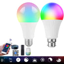 AC85-265V Dimmable E27 E26 B22 RGB+CW WIFI Smart LED Bulb APP Control Color Changeable Home Lighting