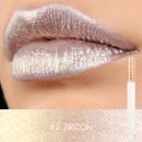 FOCALLURE Glitter Lip Gloss Makeup Long Lasting Nude Shimmer Metallic Liquid Lipstick