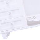 Kids Chlid Miniature Wardrobe DIY Doll House Bedroom Furniture Clothes Hangers Storage Toys