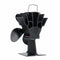 4 Blade Wood Stove Fan Fireplace Fire Heat Powered Saving Ecofan Christmas Gift