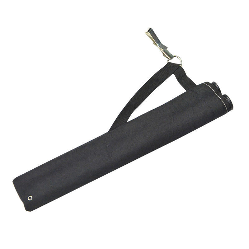 Portable 2 Tube Archery Quiver Clip Hip Waist Holder Bag Bow Hunting Accessories