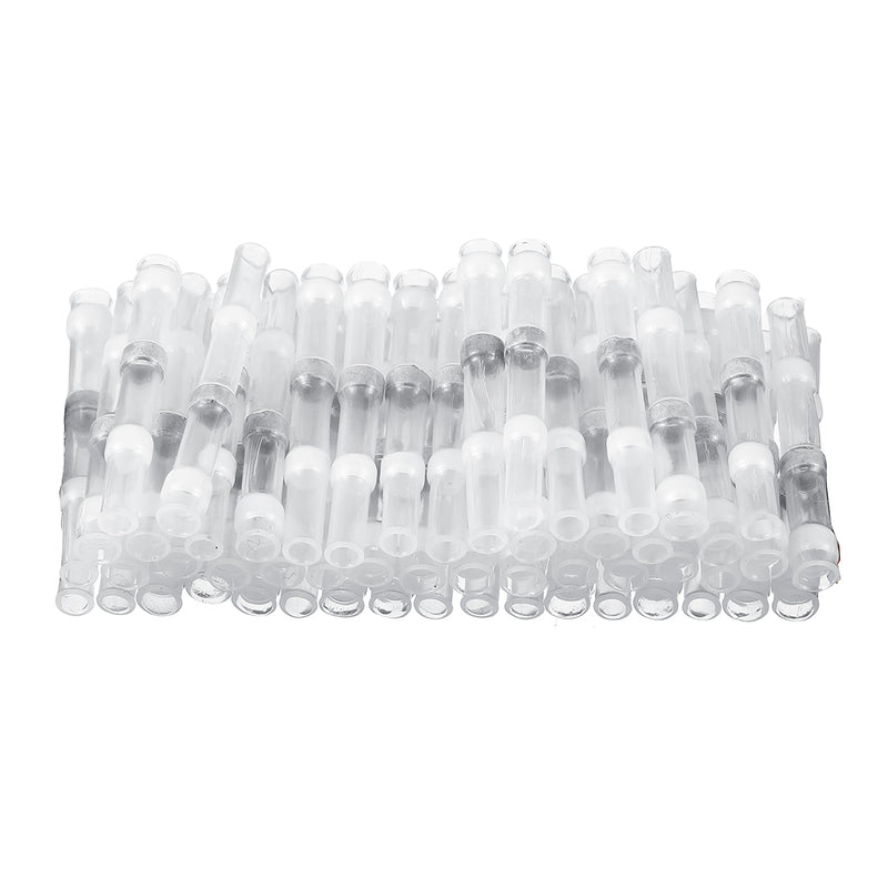 50Pcs Heat Shrink Tube Soldering Sleeve Butt Wire Connectors Terminal Kit