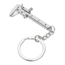 Mini 0-4cm Vernier Caliper Portable Measuring Ruler Key Chain For Woodworking Tool
