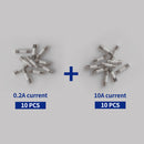 20 Pcs ANENG 5X20mm Ceramic Fuse 0.2A + 10A for Multimeter