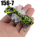 ZANLURE 1PSC 7.5cm Artificial Bait Fishing Lure Insect Rotating Wings Swimbait Fishing Hook