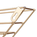 Iron Wall Bookshelf Holder Rack Organizer Craft Magazine Storage Home Decoration