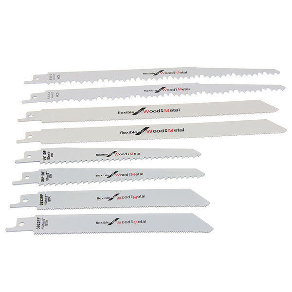 8pcs Reciprocating Saw Blades Wood Metal Cutter Blade