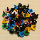 80pcs 15mm Plastic Safety Eyes For Teddy Bear Doll Animal Puppet