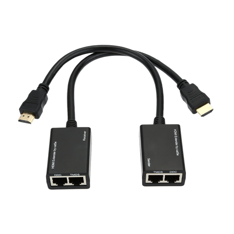 High Definition Multimedia Interface RJ45 CAT6 CAT5e Cable LAN Ethernet Extender Up To 30M Video