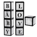 50 Balloon and 4 Transparent Box Balloon Birthday Wedding Christmas Party Decorations