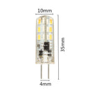 10X G4 1.5W 24 SMD 3014 LED Pure White Cool White Replace Halogen Bulb Lighting Bulb AC/DC 12V