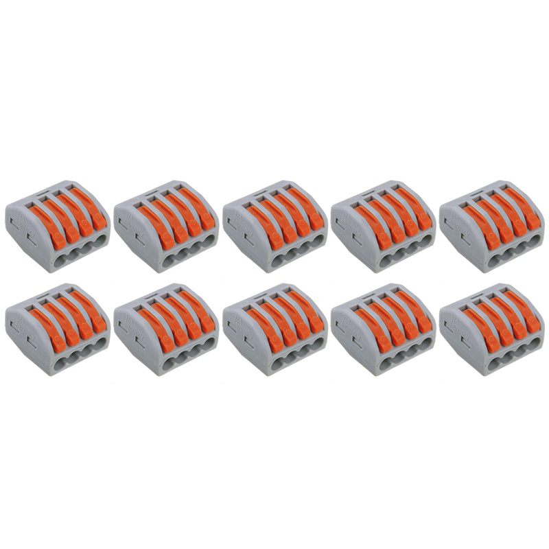 2/3/4/5Pin Wire Connector Terminal Block Conductor Threader Splitter Universal Connectors Terminals Electric Cable Wire Connector