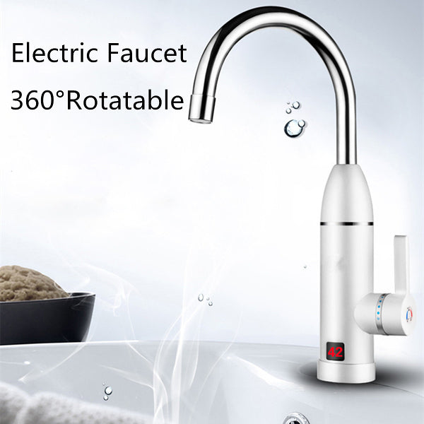 Household Instant Electric Faucet Fast Heating Taps with LED Display