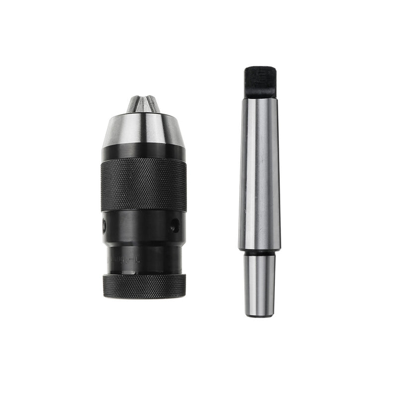 3/16-3/4 Inch 1-16mm Keyless Drill Chuck Self Tighten + JT3-3MT Shank For CNC Set