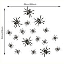 KST-5 Halloween PVC Wall Stickers Spider Living Room Bedroom Decoration Wall Stickers