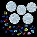 89Pcs/Set Pendant Trays Set DIY Jewelry Bezel Making Crystal Bracelet Pendant Silicone Resin Mould Jewelry Casting Molds Kit Vintage Base