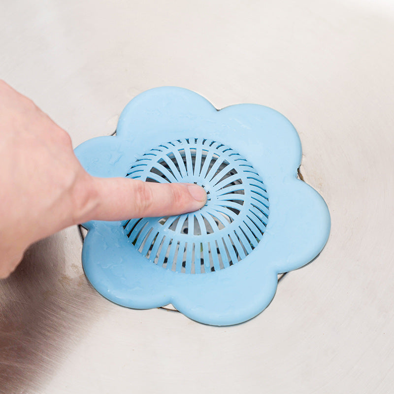 Honana BC-253 Silicone Drain Stopper Hair Catcher Kitchen Bathtub Floor Drain Protector