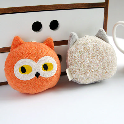 KCASA KC-BT65 Baby Shower Ball Baby Bath Sponge Children's Cartoon Creative Cotton Linen Bath Towel