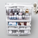 1/2/3 Layers Dustproof Earrings Jewelry Cosmetic Storage Box Desktop Organizer Display Stand Rack Tray