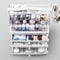1/2/3 Layers Dustproof Earrings Jewelry Cosmetic Storage Box Desktop Organizer Display Stand Rack Tray