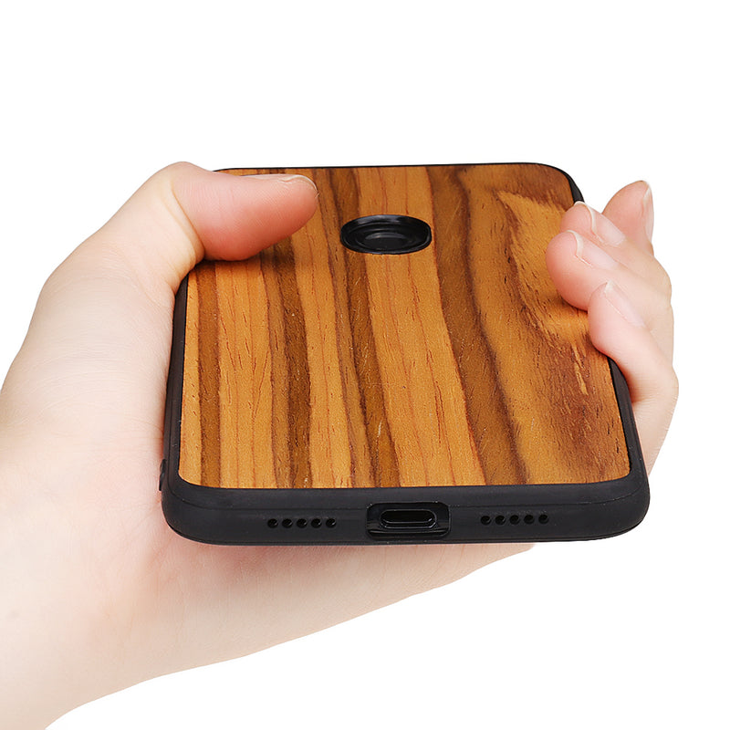 Bakeey Ultra-thin Wood Bamboo Pattern Protective Case For Xiaomi Mi8 Mi 8