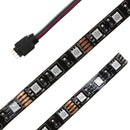 0.5M 1M Non-waterproof 15Pin SATA Magnetic RGB PC Case LED Strip Light + 17Keys Remote Control DC12V