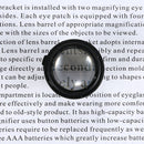DANIU Portable Head Wearing Magnifying Glass 10X 15X 20X 25X LED Double Eye Repair Magnifier Loupe