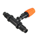 Mist Nozzle Sprinkler with 8/11 Flat Tee Garden Irrigation Tools