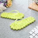ELUNLA Women Candy Color Flat Sandals Summer Sandal Bathroom Beach Casual Massage Shoes Slippers