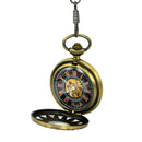 JIJIA JX003 Hot Wheels Hollow Case Mechanical Pocket Watch