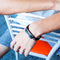 Titanium Steel Feather Skin Multi-layer Stainless Steel Braided Leather Male Bracelet