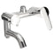 Modern Chrome Bathroom Filler Shower Bath Sink Hand Held Wall Mounted Mixer Tap Faucet