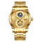 TEVISE T843B Dragon Design Automatic Mechanical Watches Stainless Steel Band Men Watch