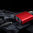 CE/ROHS Certification Intelligent Fingerprint Electronic Padlock APP/Fingerprint Unlock Outdoor Waterproof Student Cabinet Anti-theft Metal Small Padlock USB Charging Door Lock