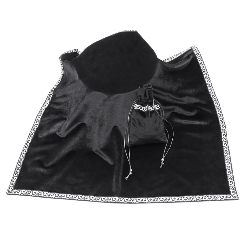 Altar Tarot Table Cloth With Bag Card Divination Square Tablecloth Pouch Decor