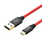 BlitzWolf AmpCore Turbo BW-MC7 + BW-MC8 2.4A Braided Durable Micro USB Charging Data Cable 3ft/0.9m + 6ft/1.8m