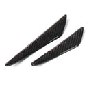 Real Carbon Fiber Side Fins Canards Car Stickers 4PCS for Mercedes-Benz/BMW/Audi/Lexus