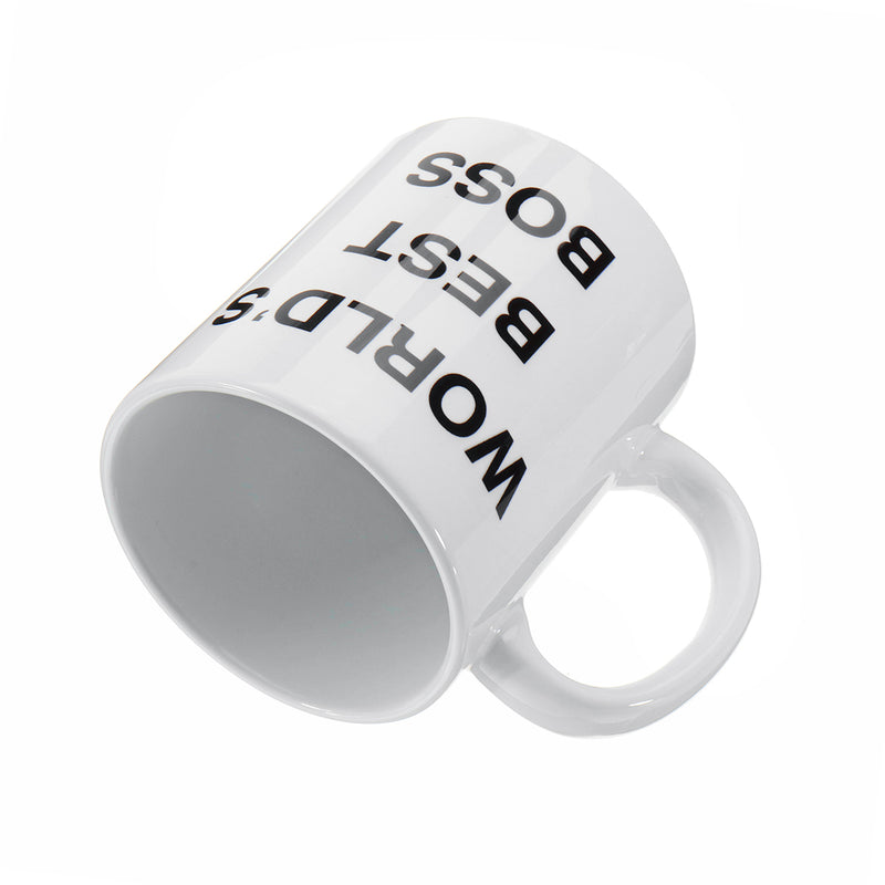 WORLD'S BEST BOSS" Cup Funny Coffee Mug Mugs Cup Gift Present Office Coffee Soup Tea Cup Gift