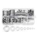 Suleve MXSW4 580Pcs Flat Washer Round Assortment Set 304 Stainless Steel M2 to M12