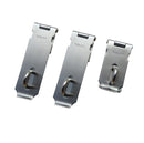 304 Stainless Steel Hasp Staple Safety Door Bolt Gate Lock Padlock Latch Waterproof With Screws