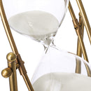 60Min Hourglass Timer Bronze Rotation Sand glass Countdown Home Office Decorations