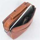 Mens Business Satchel Tote Handbag Leather Laptop Bag Travel Shoulder Bag