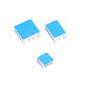 3Pcs Anodised Aluminum Heatsink Sliver/Gold/Green/Blue/Black 5 Color Optional with 3M tape for Raspberry Pi 4B