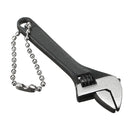 DANIU 66mm 2.6inch Mini Metal Adjustable Wrench Spanner Hand Tool 0-10mm Jaw Wrench Black