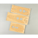 Wooden Deck For Trumpeter 03701 1:200 Scale USS BB-39 Model With Anchor