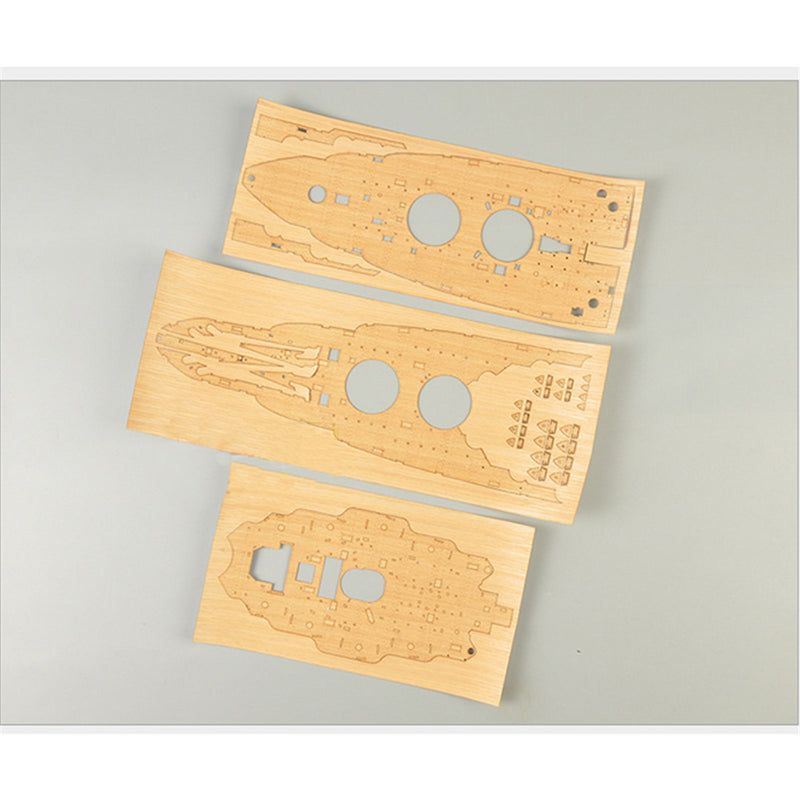 Wooden Deck For Trumpeter 03701 1:200 Scale USS BB-39 Model With Anchor