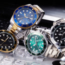 SINOBI 9721 Calendar Business Style Watch Stainless Steel Strap Men Quartz Wristwatch