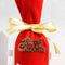 1pcs/bag Santa Claus Snowman Little Bear and Deer Red Bag Wine Bottle Gift Bag Decoration For New Ye